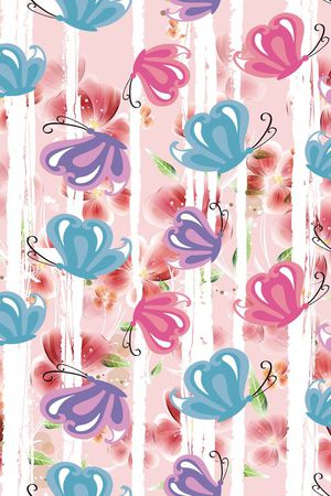 田园风印花华亿平台图片