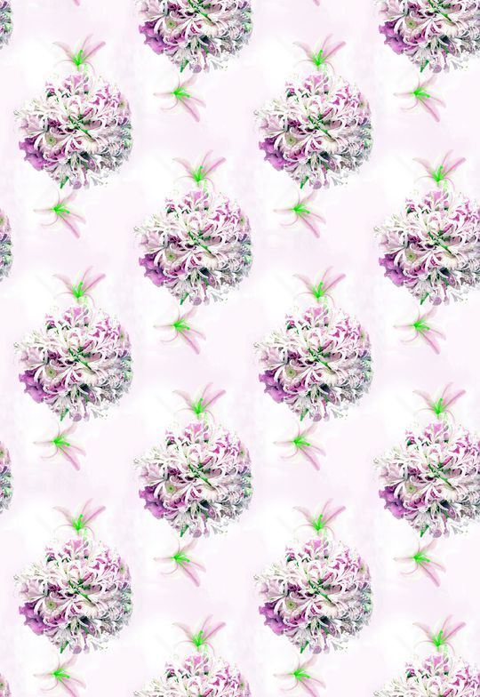 优雅清新印花华亿平台图片