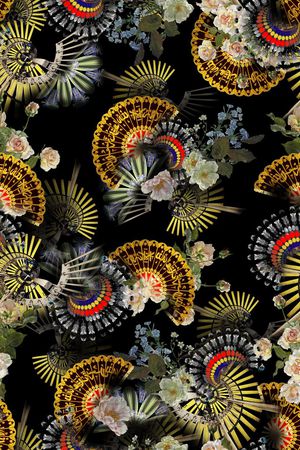 几何印花华亿平台图片