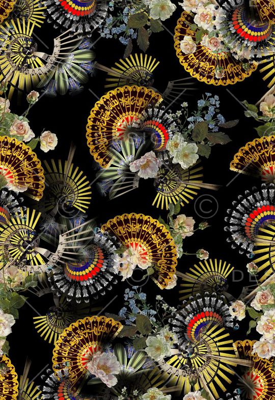 几何印花华亿平台图片