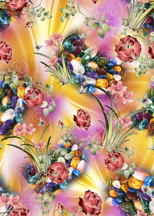 抽象印花华亿平台图片