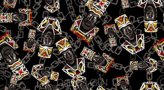 巴洛克印花华亿平台图片