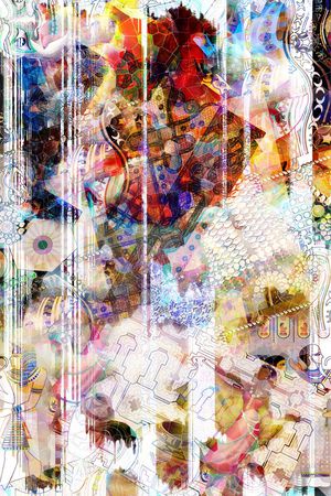 巴洛克印花华亿平台图片