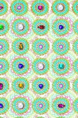 几何钻石印花华亿平台图片