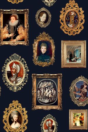 复古印花华亿平台图片