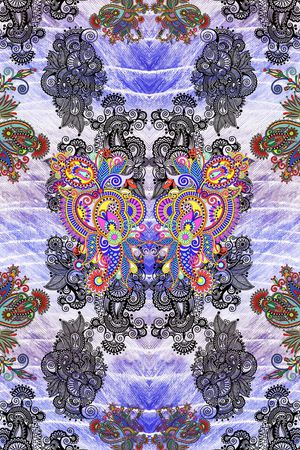 手绘印花华亿平台图片