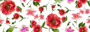 408017-手绘水彩花