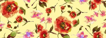 408018-手绘水彩花