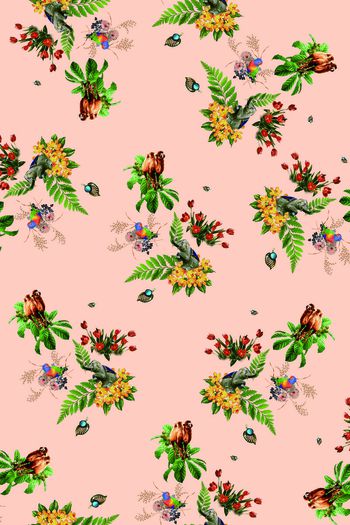 408044-小花卉 清新   雅致 骆驼  大