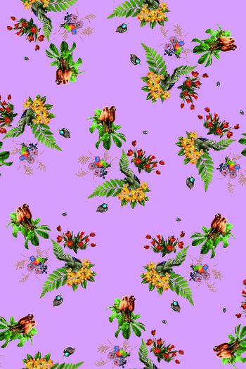 408046-小花卉 清新   雅致 骆驼  大