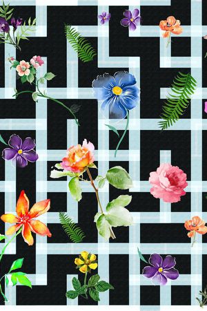 热带雨林印花华亿平台图片