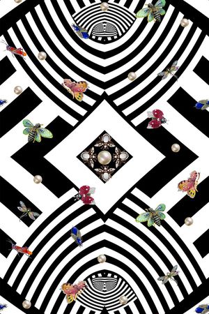 几何印花华亿平台图片