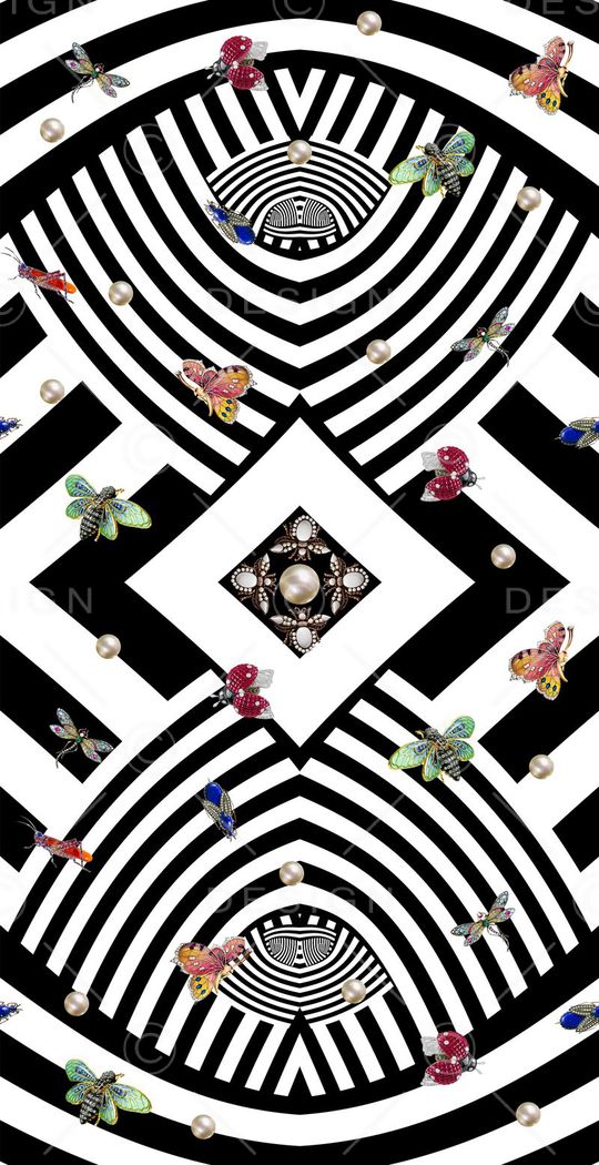 几何印花华亿平台图片