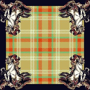 苏格兰格纹印花华亿平台图片