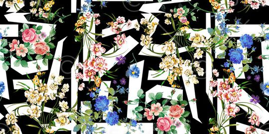 热带雨林印花华亿平台图片