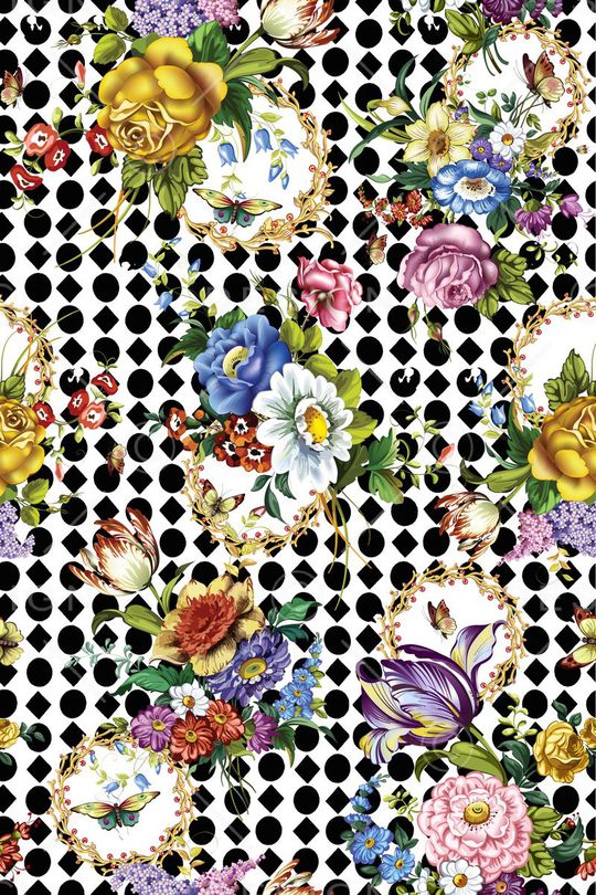 复古流行印花华亿平台图片