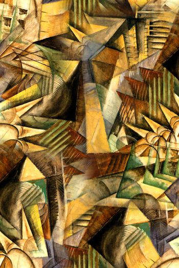 抽象印花华亿平台图片