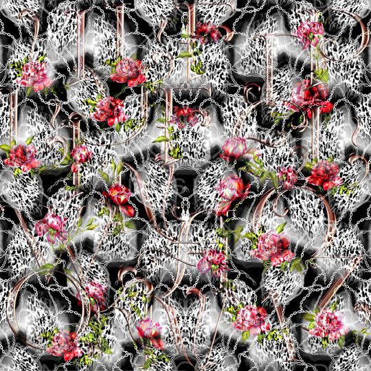 花朵印花华亿平台图片