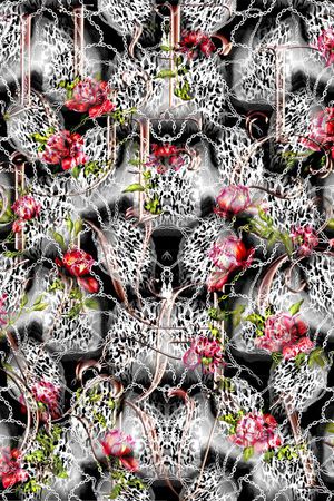 花朵印花华亿平台图片