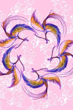 青鸟印花华亿平台图片