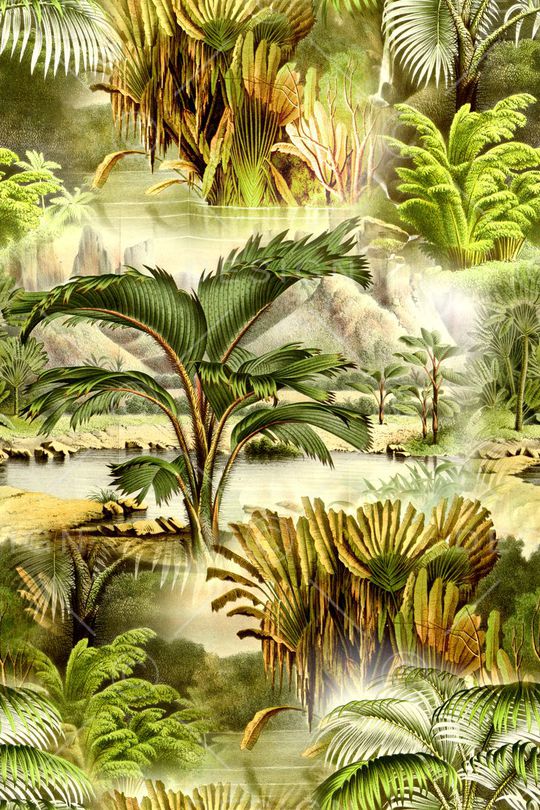 热带风印花华亿平台图片