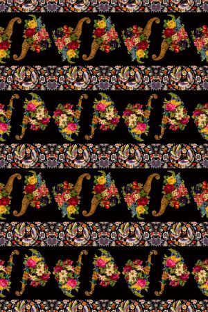 欧式花卉印花华亿平台图片