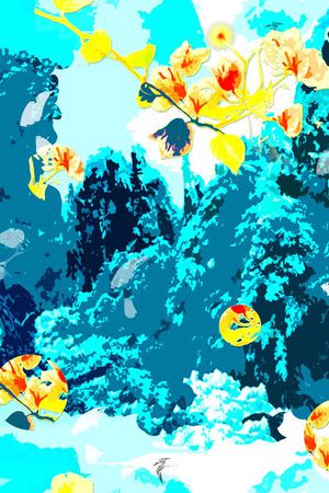 简约印花华亿平台图片