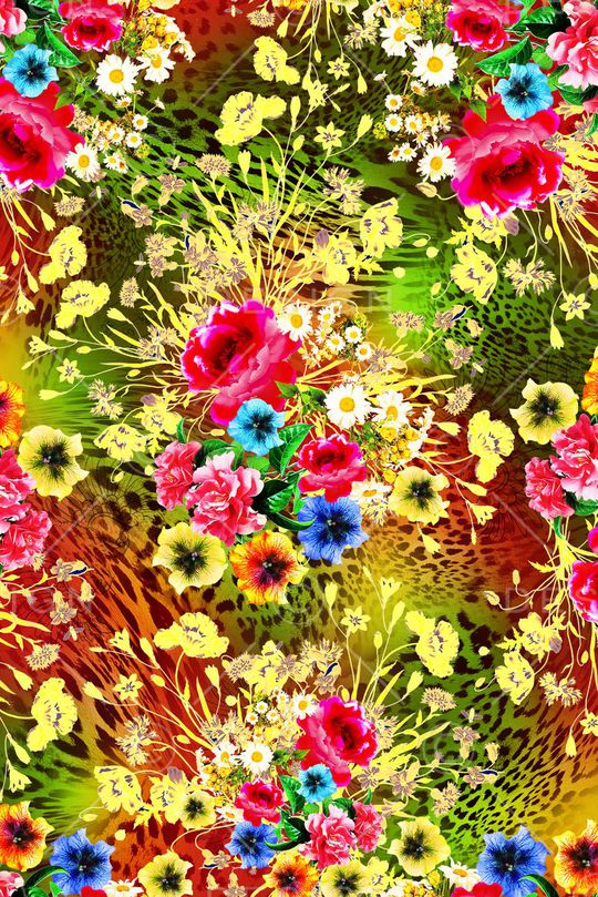 豹纹印花华亿平台图片