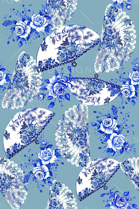 青花印花华亿平台图片