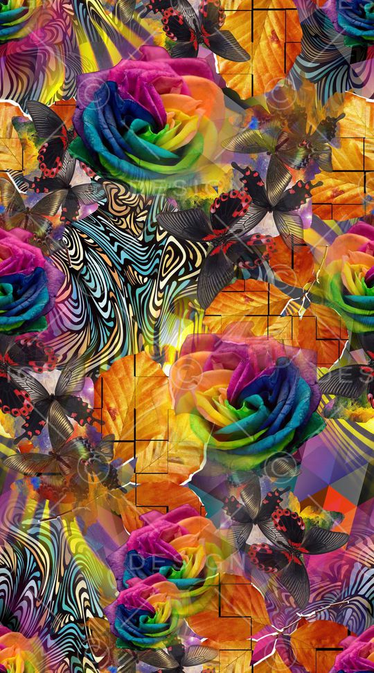 斑马纹印花华亿平台图片