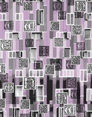 408694-潮流欧美个性窗边字母层次印花图