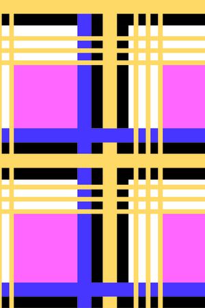 五色条格印花华亿平台图片