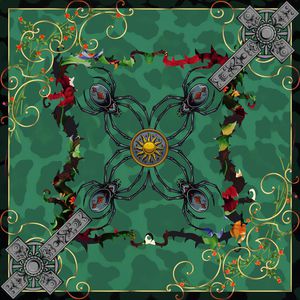 蜘蛛印花华亿平台图片