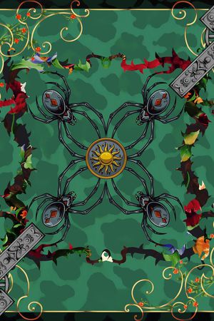 蜘蛛印花华亿平台图片