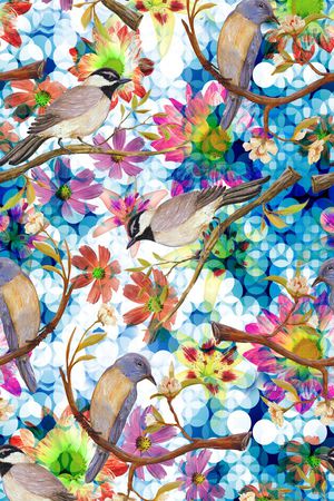 清新印花华亿平台图片