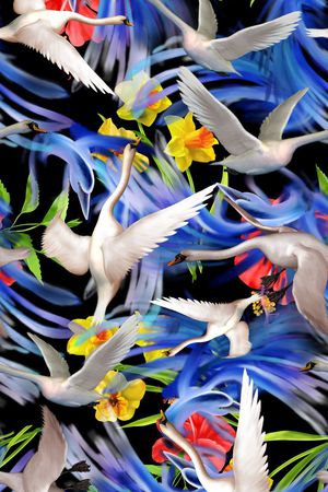 时尚印花华亿平台图片