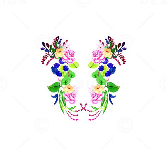 两束花印花华亿平台图片