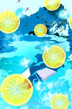 热带风情印花华亿平台图片