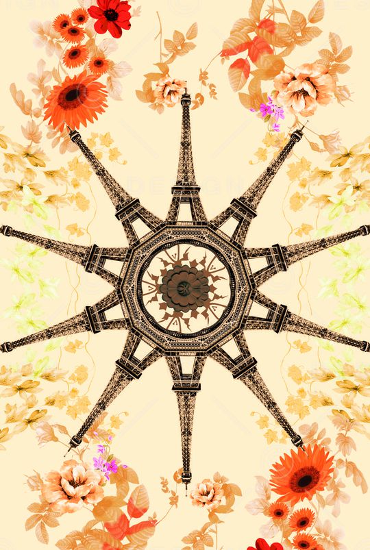 埃菲尔铁印花华亿平台图片