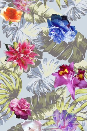 大叶子印花华亿平台图片