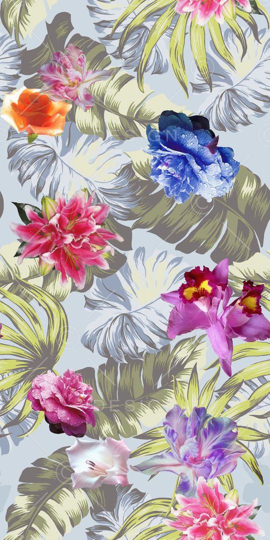 大叶子印花华亿平台图片