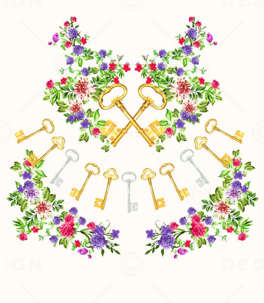 粉底花印花华亿平台图片