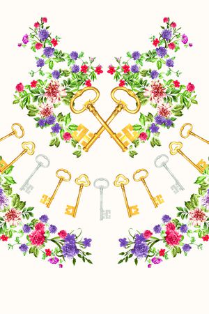 粉底花印花华亿平台图片