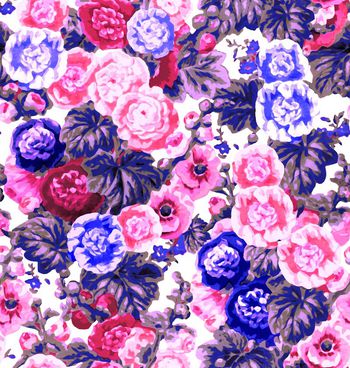 408960-大牌玫瑰花丛