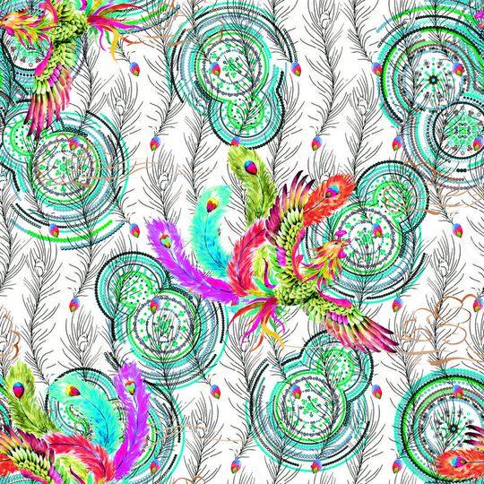 手绘印花华亿平台图片