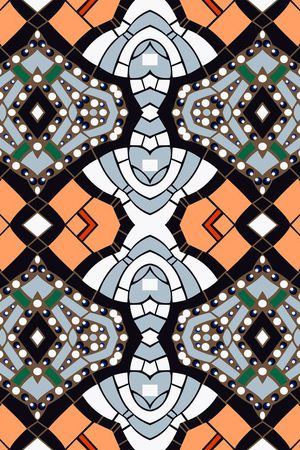 抽象几何印花华亿平台图片