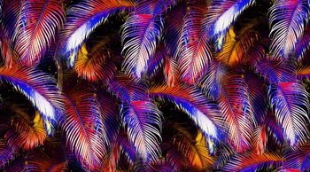 409040-热带棕榈叶