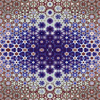 409043-镜像民族风格万花筒