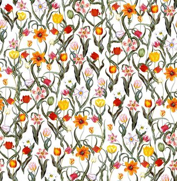 409070-复古手绘花集