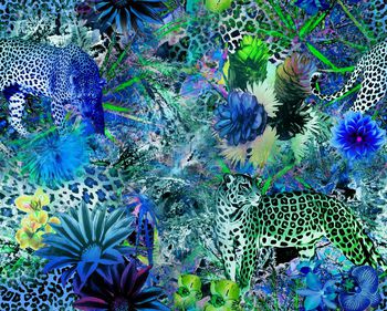 409111-迷幻丛林野兽